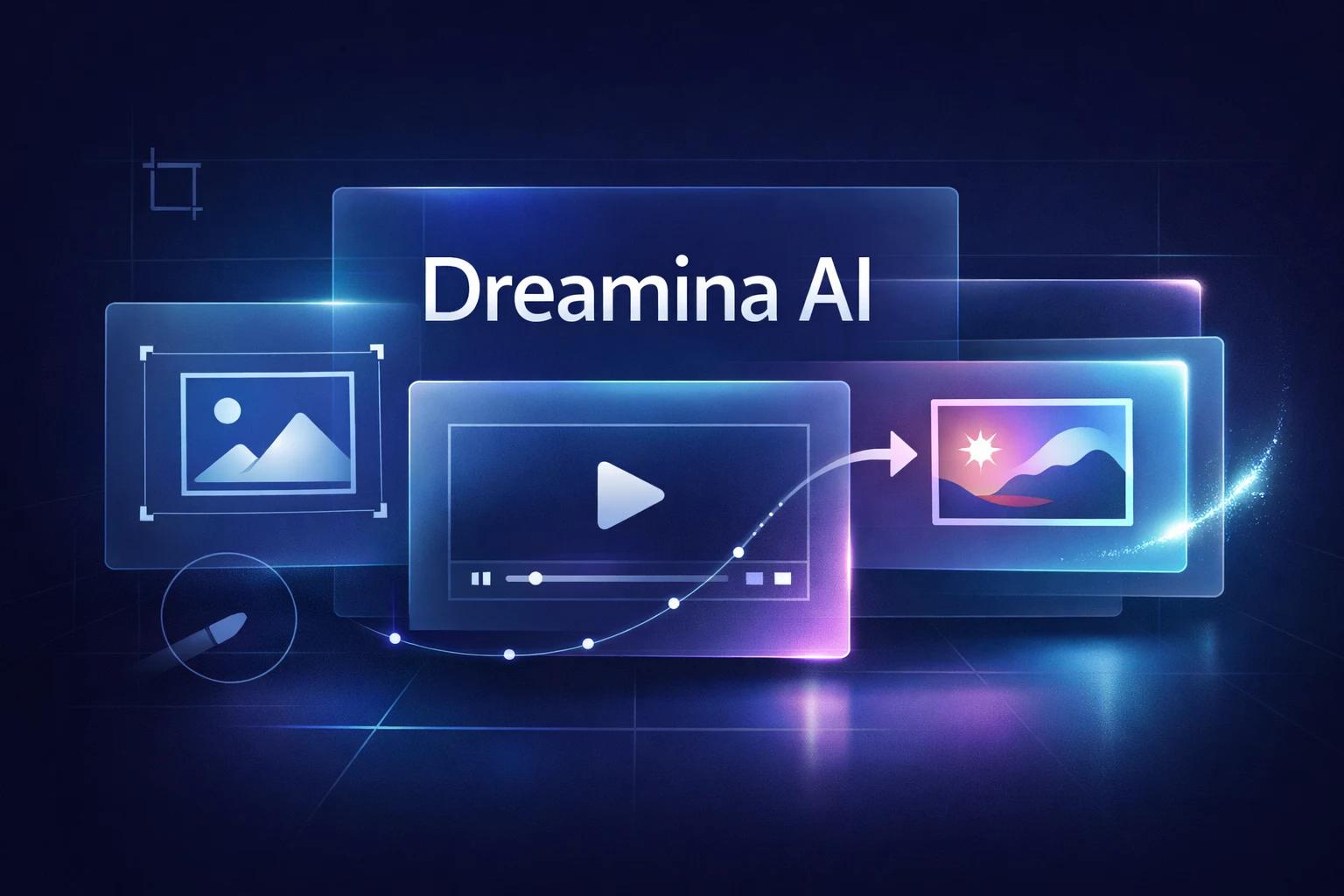 Dreamina AI creative suite interface