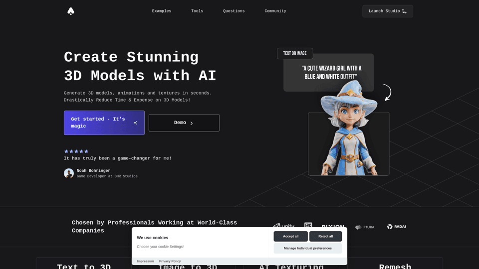 3D AI Studio