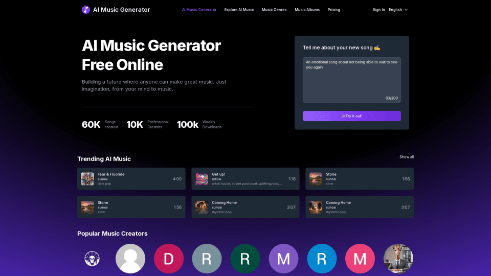Udio AI Music Generator