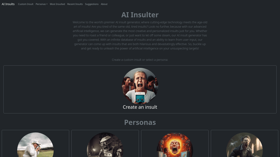 AI Insult Generator