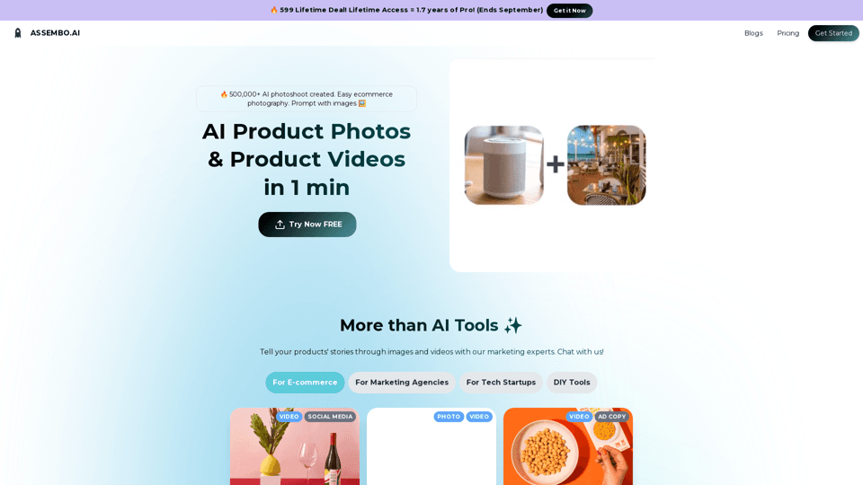 Assembo.ai | E-commerce Product Photography