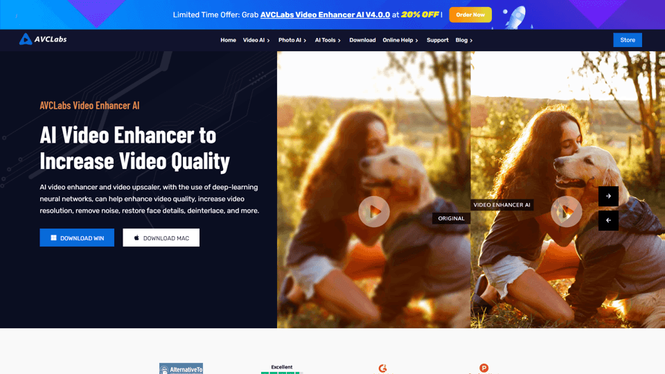 AVCLabs Video Enhancer AI