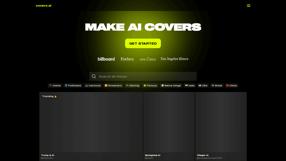 Covers AI