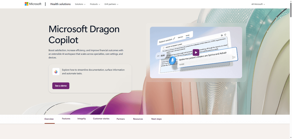 Microsoft Dragon Copilot