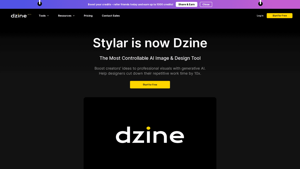 Dzine (formerly Stylar.ai)