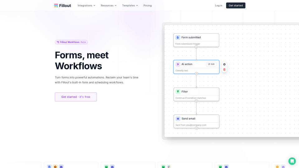 Fillout Workflows