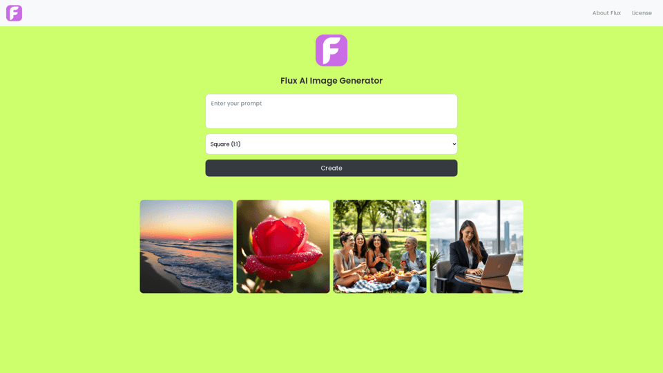 FLUX AI Image Generator