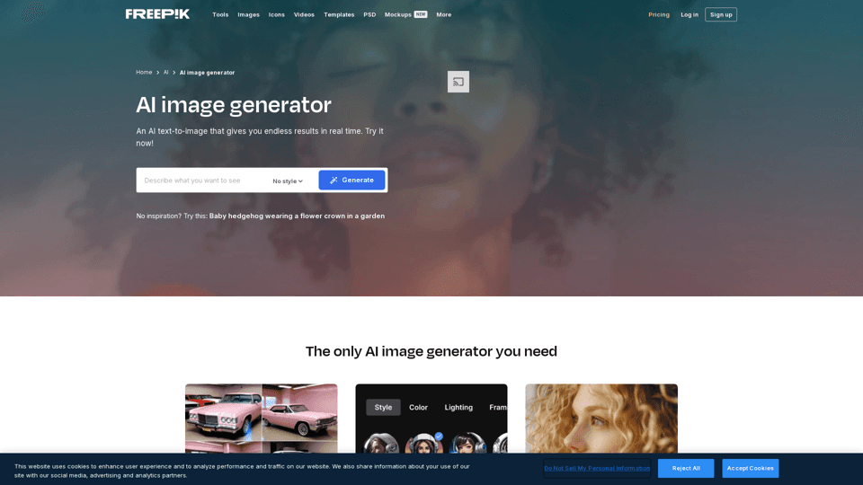 Freepik AI Image Generator
