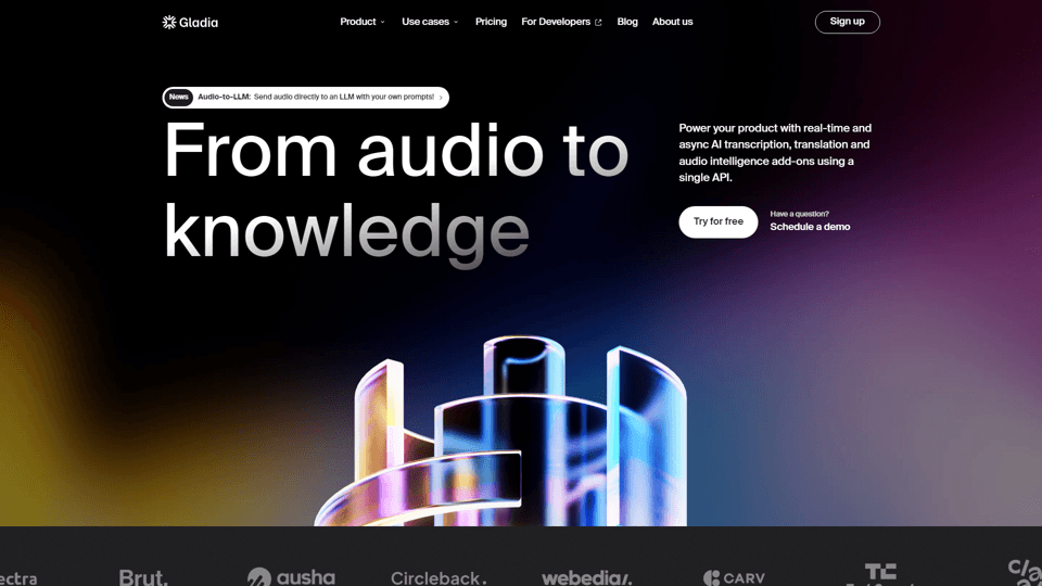 Gladia I Speech-to-Text API