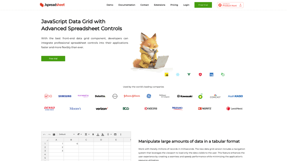 Jspreadsheet