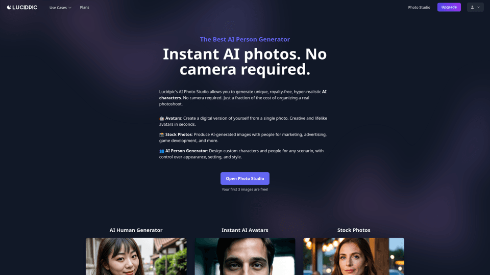 Lucidpic - AI Person Generator