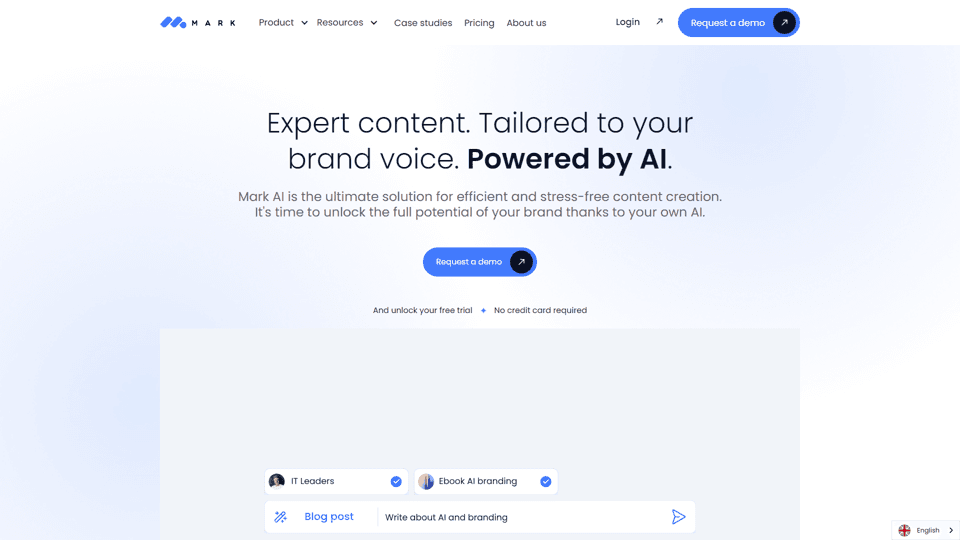 Mark AI: Content that Matches Your Brand Voice