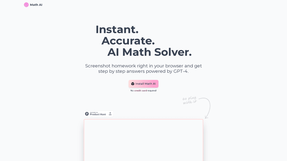 Math AI