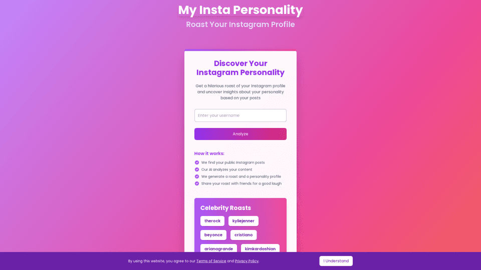 My Insta Personality