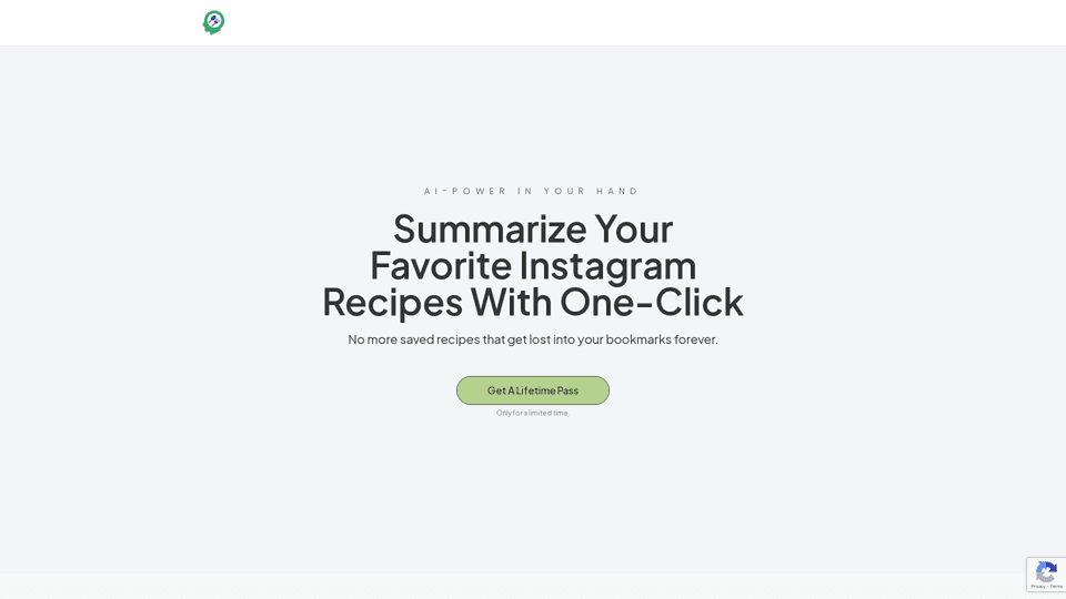 Recipe Reel
