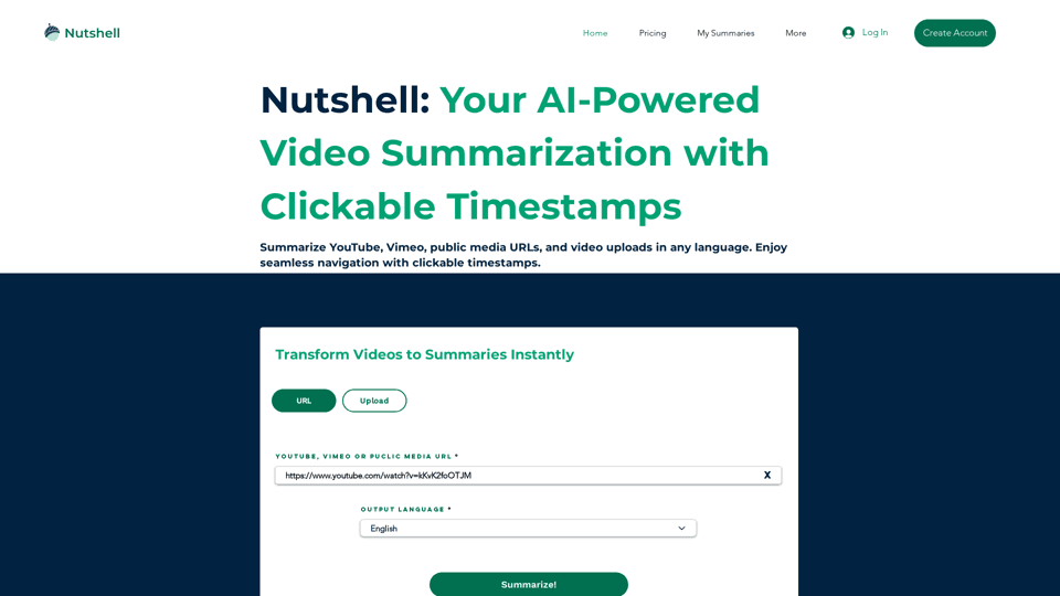 Nutshell Summaries