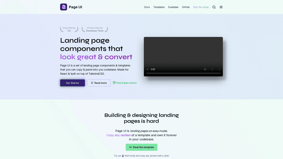 Page UI