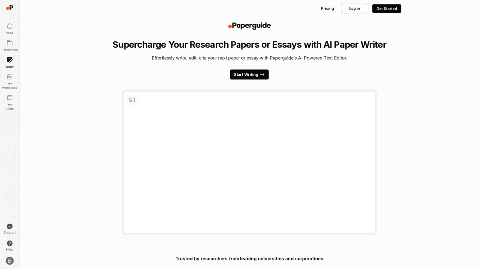 Paperguide AI Writer