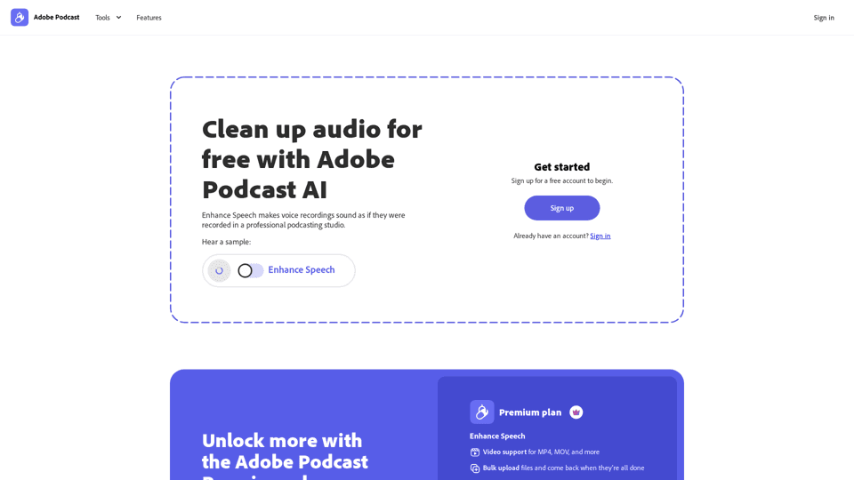 Adobe Podcast Enhance Speech v2