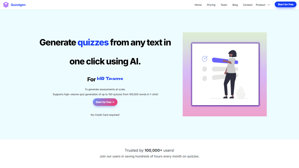 Questgen - AI Powered Quiz Generator
