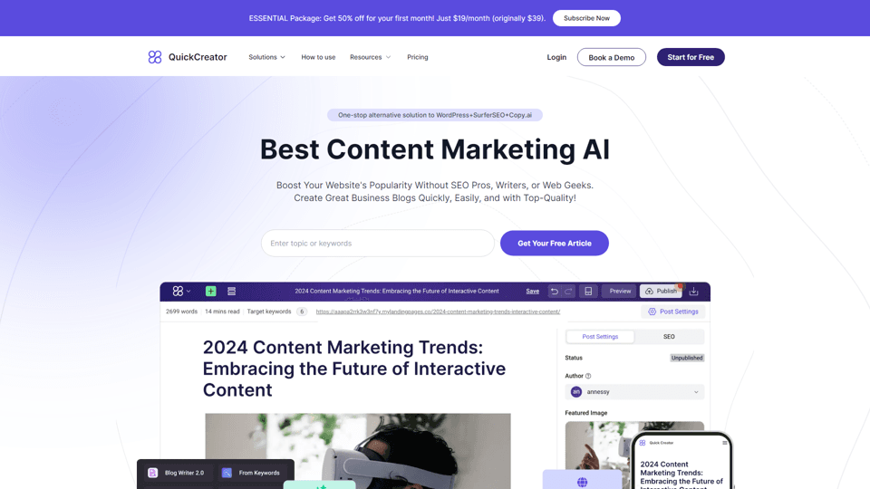 AI Blog Writer