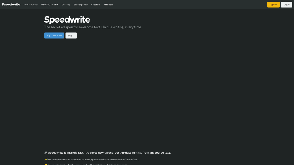 Speedwrite