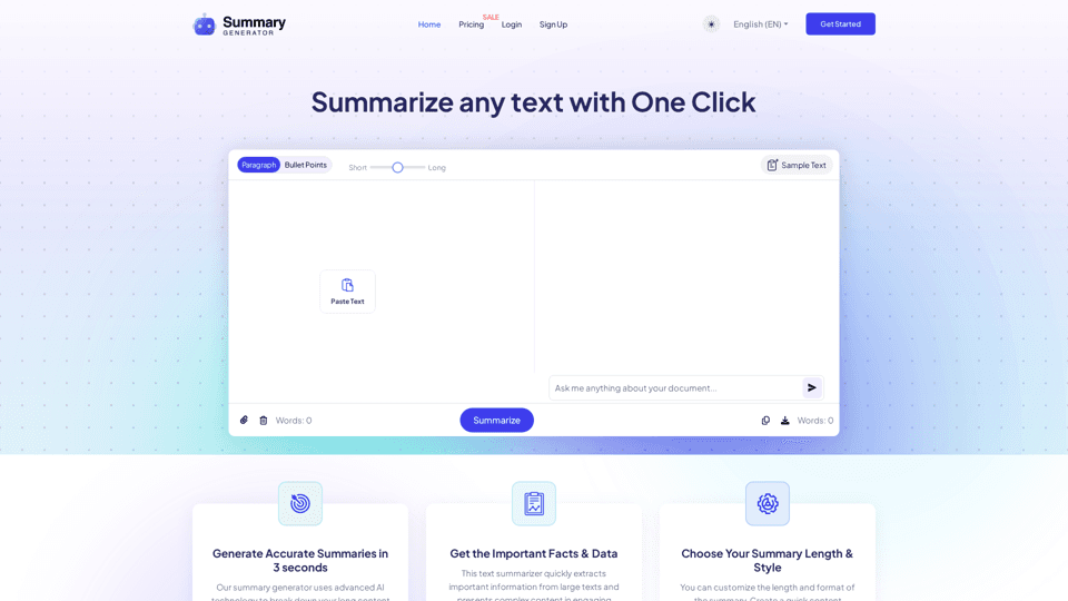 SummaryGenerator.io