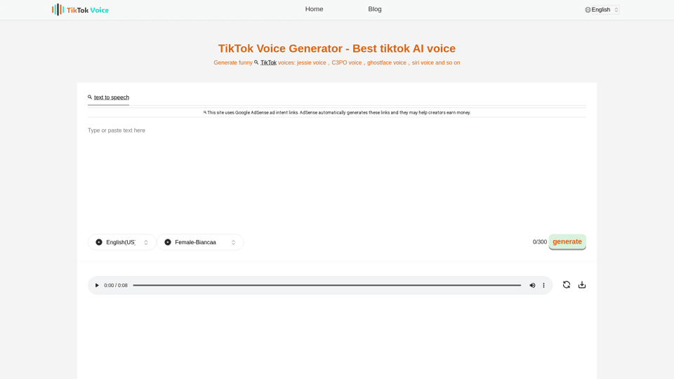 TikTok Voice