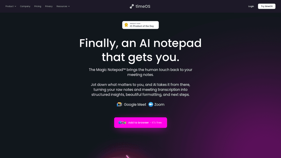Magic Notepad by timeOS