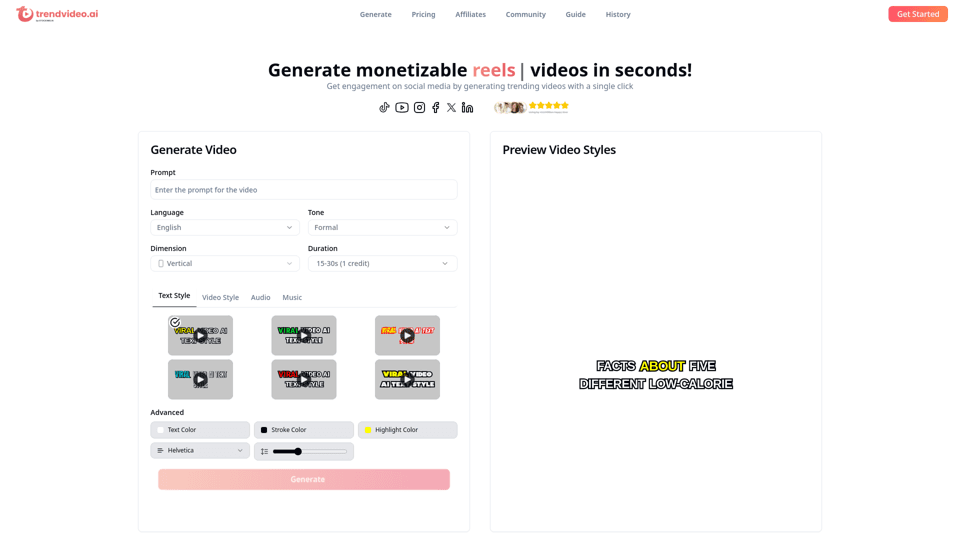 TrendVideo AI 