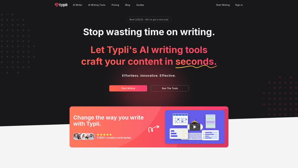 Typli.Ai - AI Writer & SEO Writing Assistant