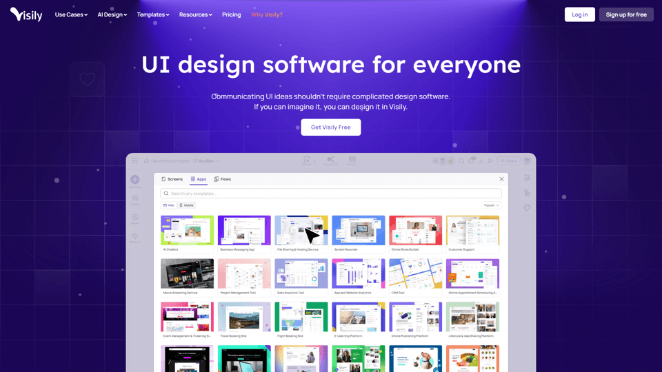 Visily: AI-Powered Wireframing & Design