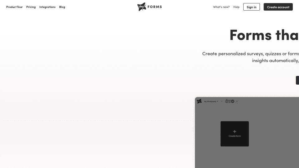 Yay! Forms