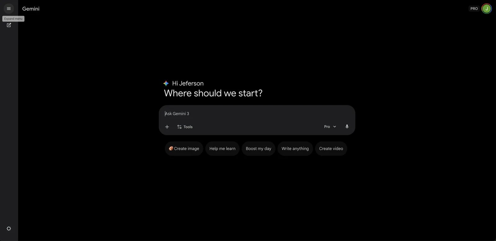 Google Gemini interface showing workspace integration