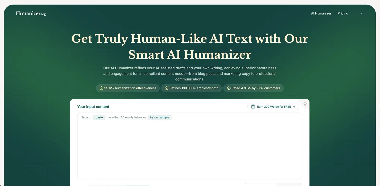 Humanizer.org interface showing open-source community features