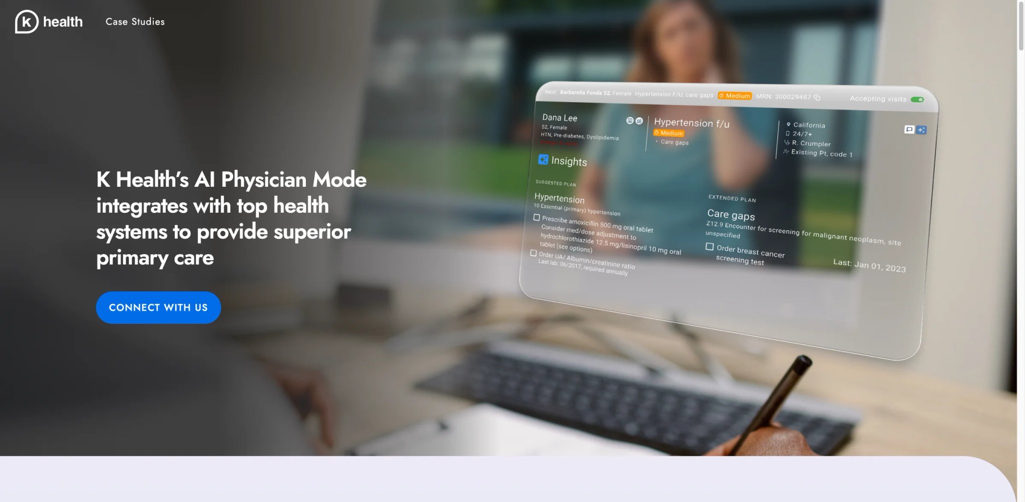 K Health interface