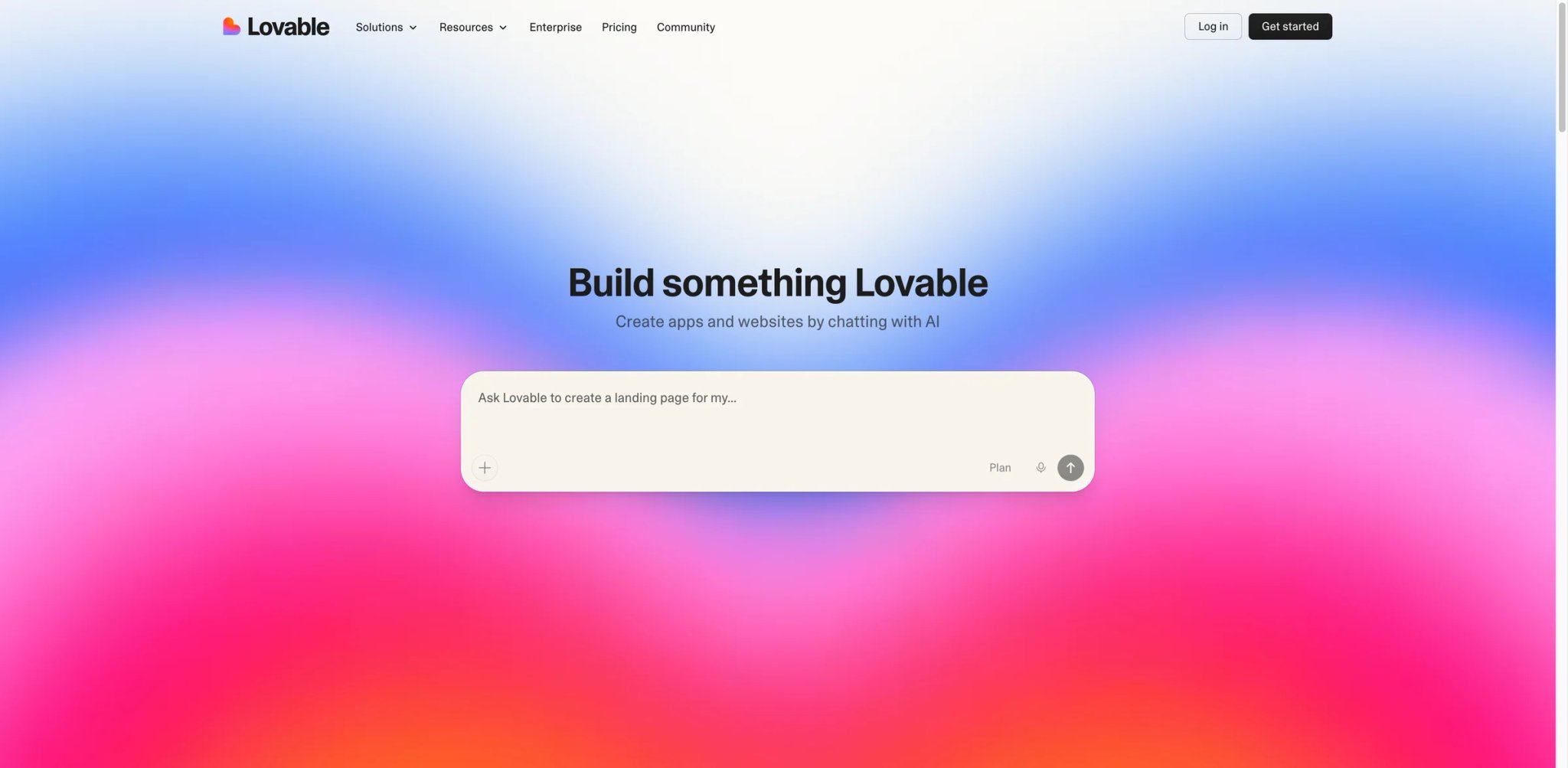 Lovable interface showing AI app generation with React and Supabase integration