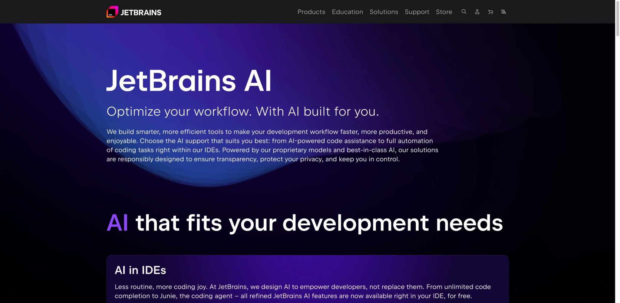 JetBrains AI Assistant interface showing Junie agent inside IntelliJ IDEA with codebase navigation