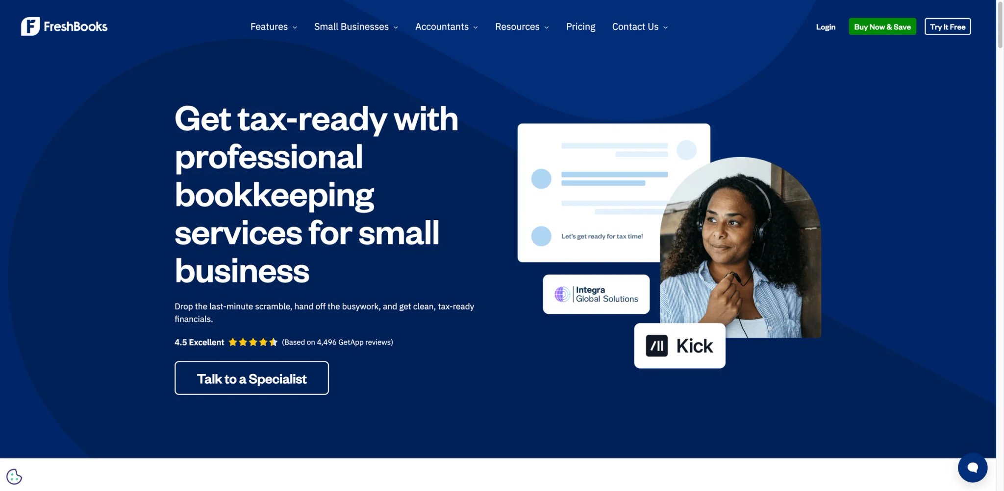 FreshBooks interface showing invoice and expense management