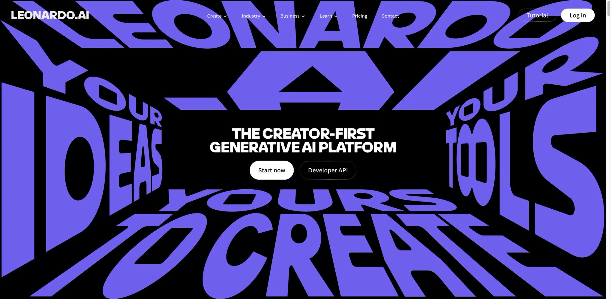 Leonardo AI interface showing image generation features