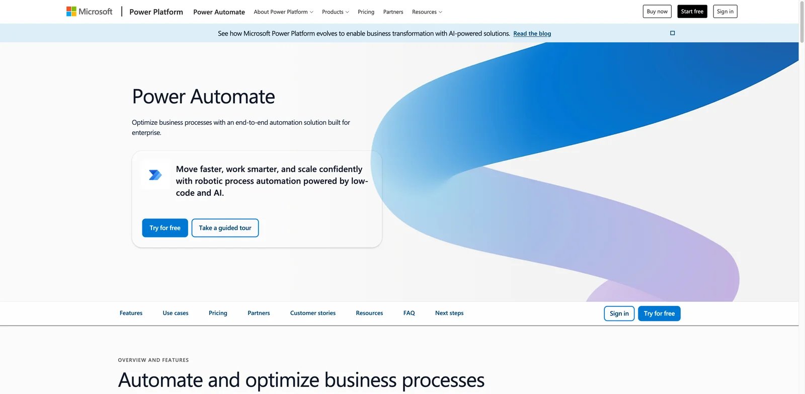 Microsoft Power Automate interface showing cloud flow automation