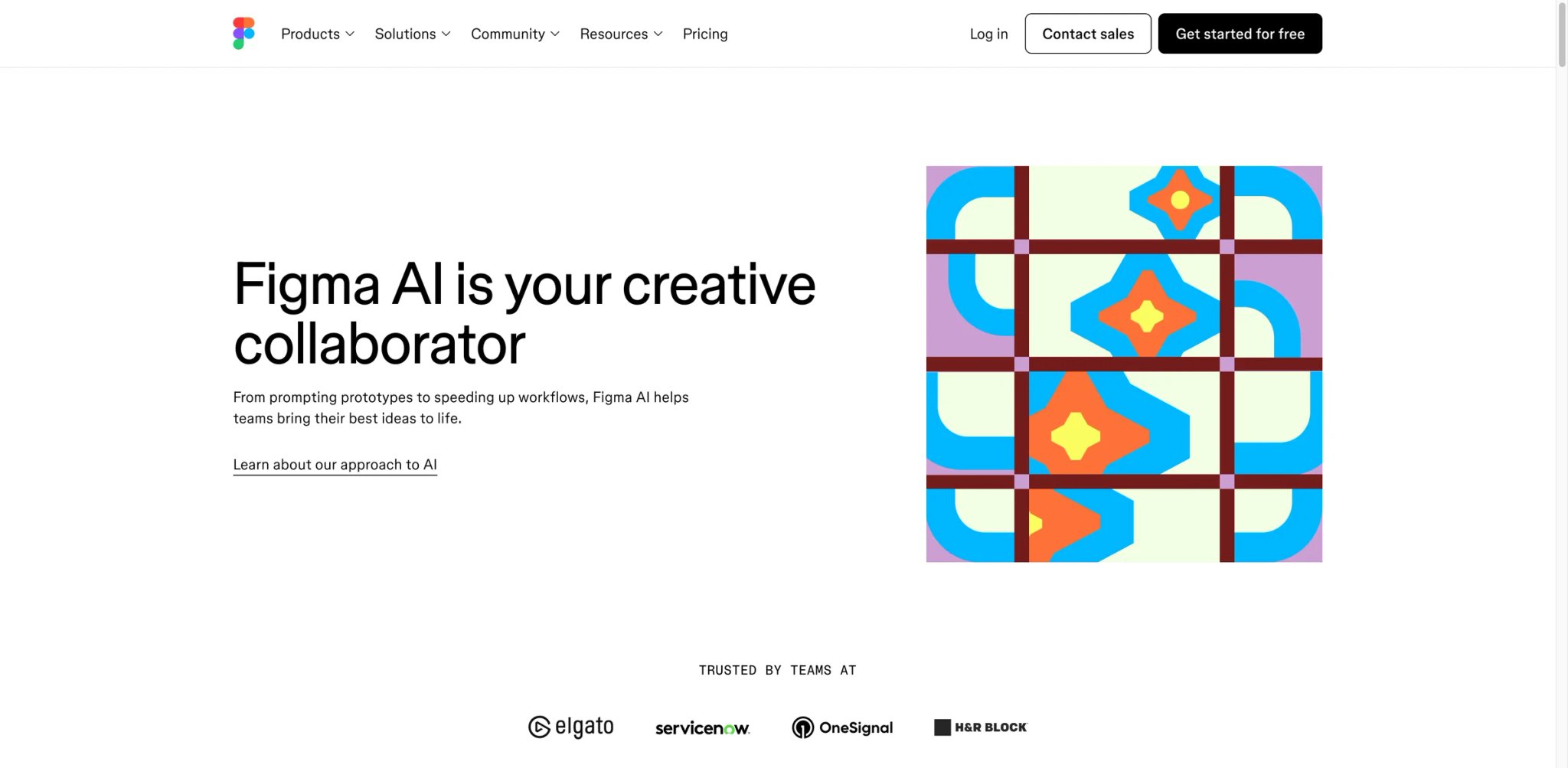 Figma interface showing AI-powered design tools