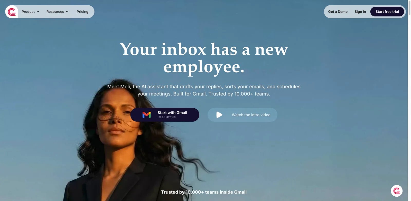 Gmelius interface showing Gmail AI assistant and shared inbox automation
