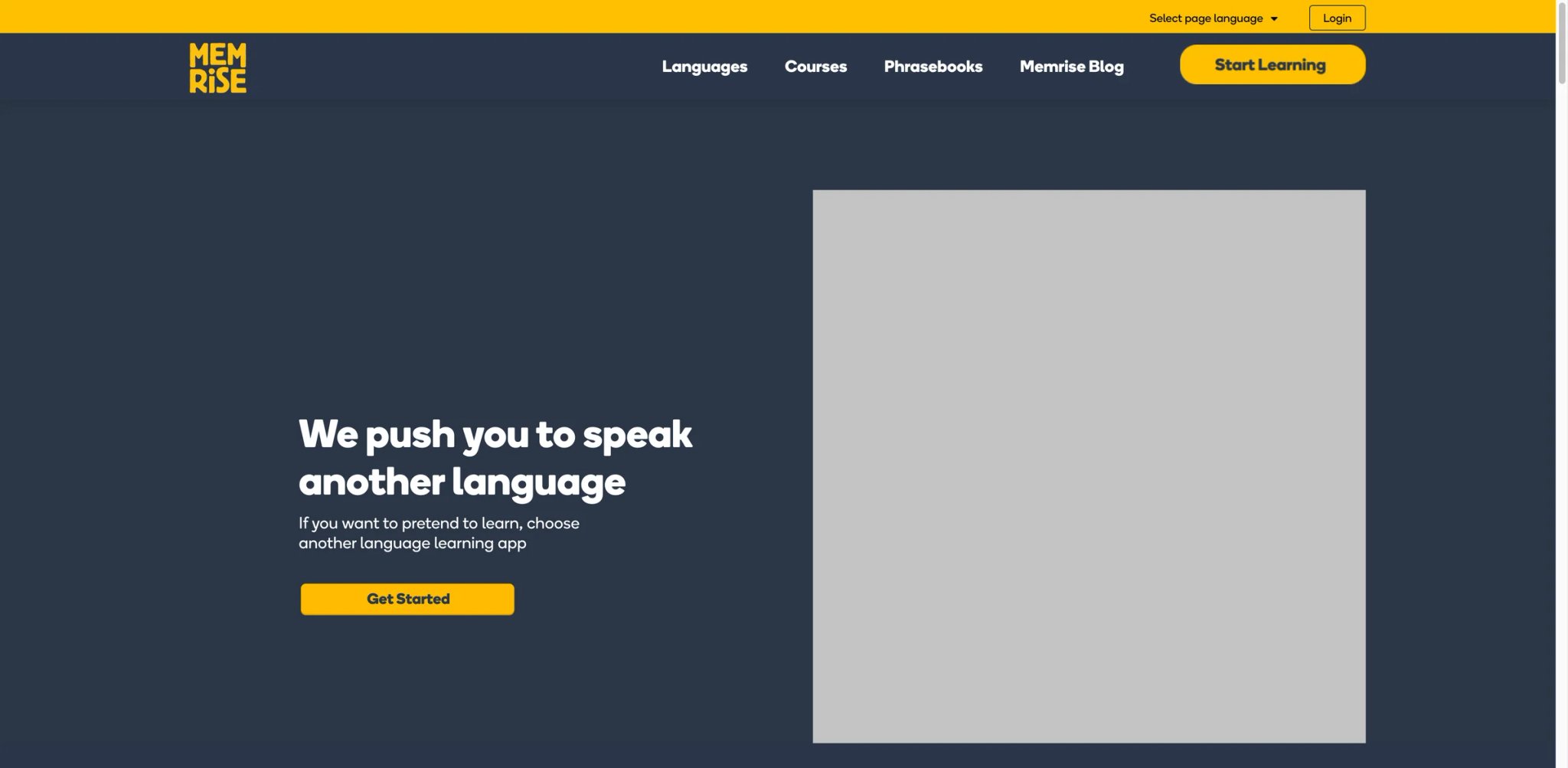 Memrise interface showing AI companion and video content