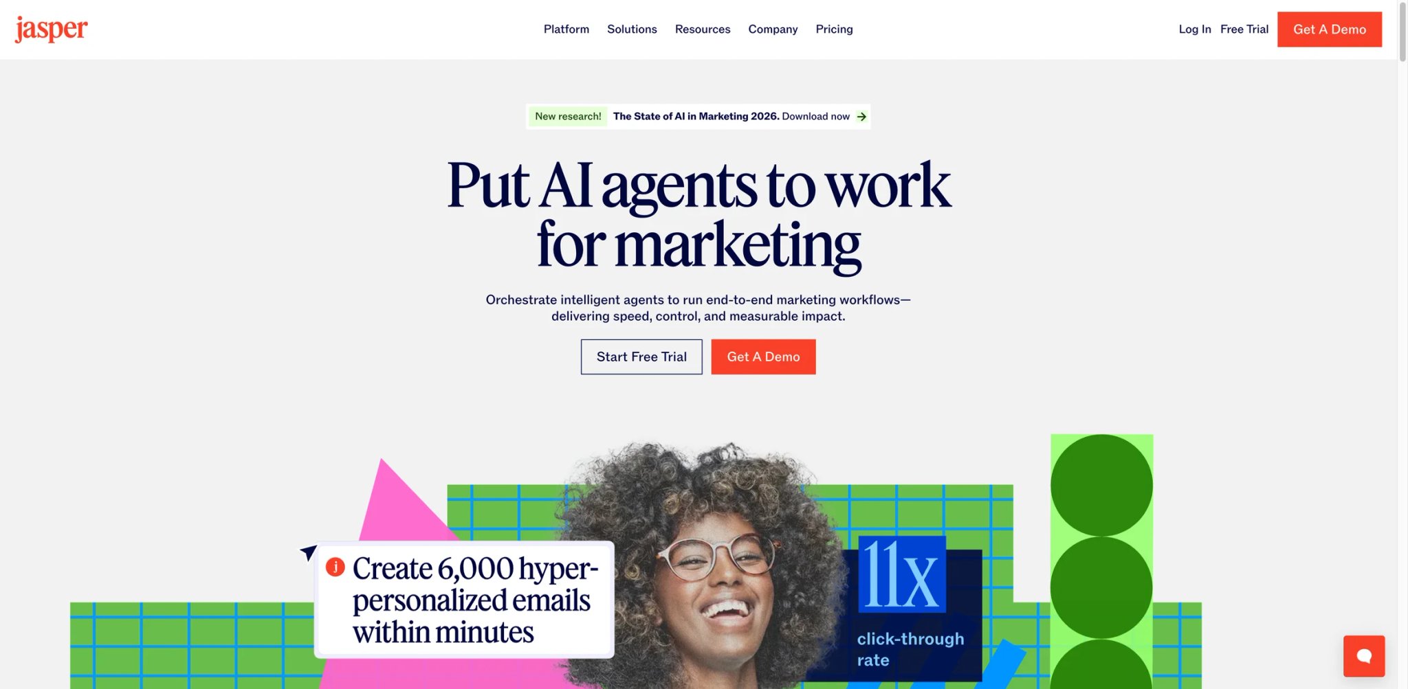Jasper interface showing brand voice editor and content templates