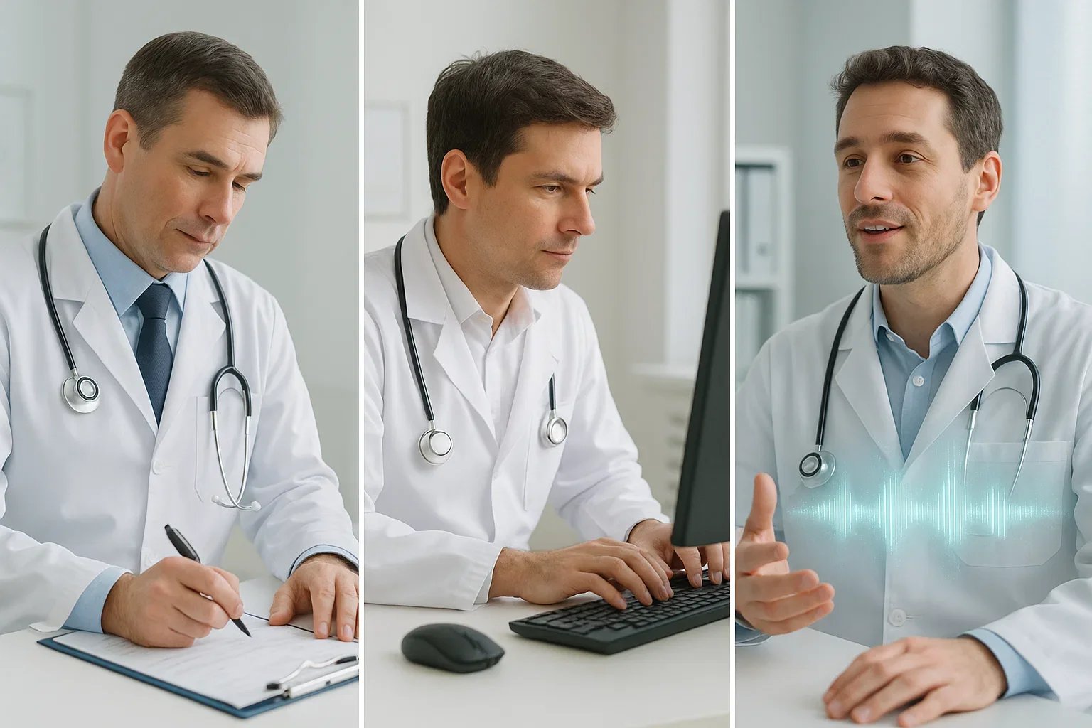 Evolution of medical documentation from paper to digital to AI