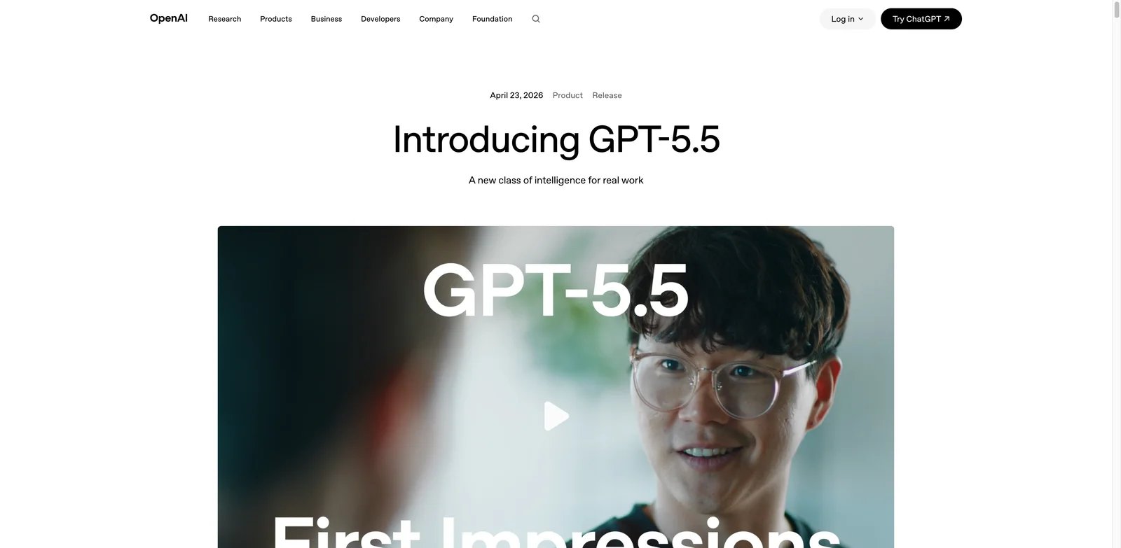 GPT-5.5 interface showing reasoning trace and tool use