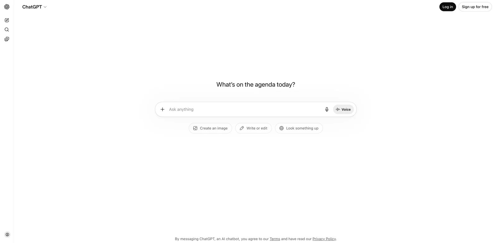 ChatGPT Search interface showing web-cited answer results inside ChatGPT