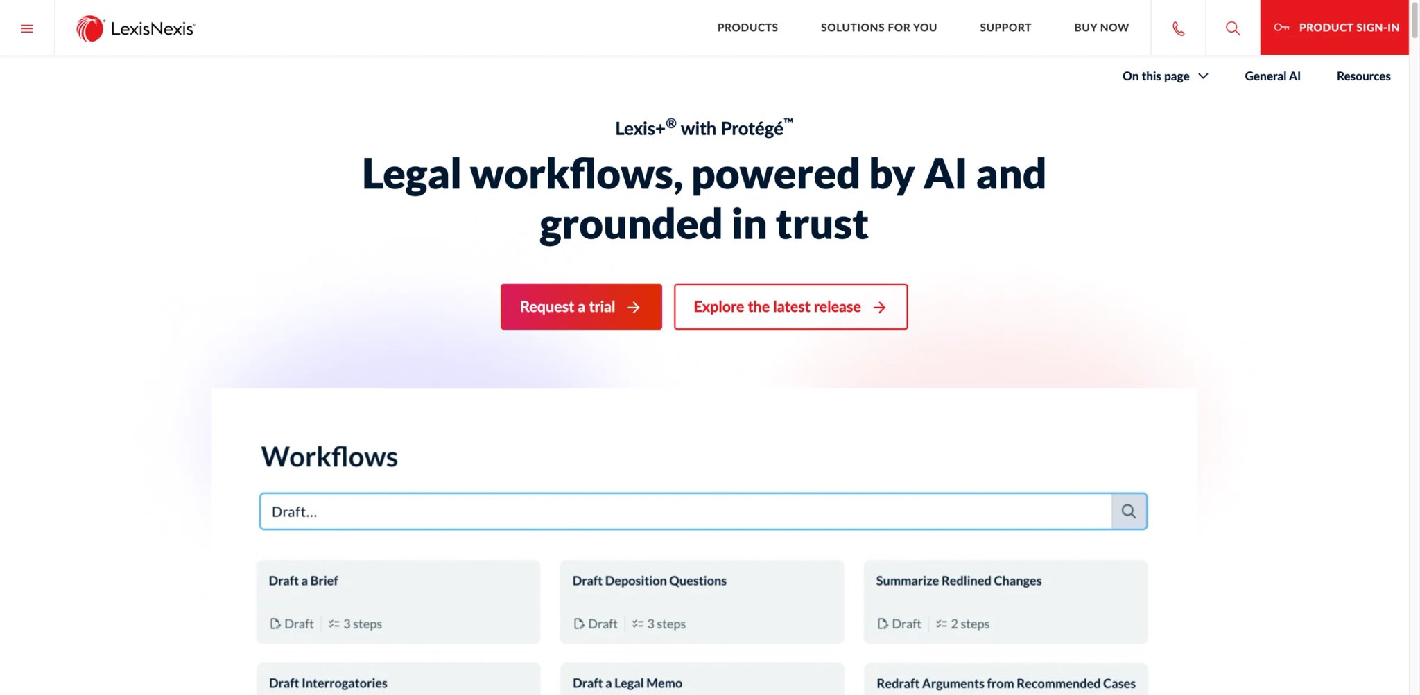 Lexis+ with Protégé interface showing AI research with Shepard's validation
