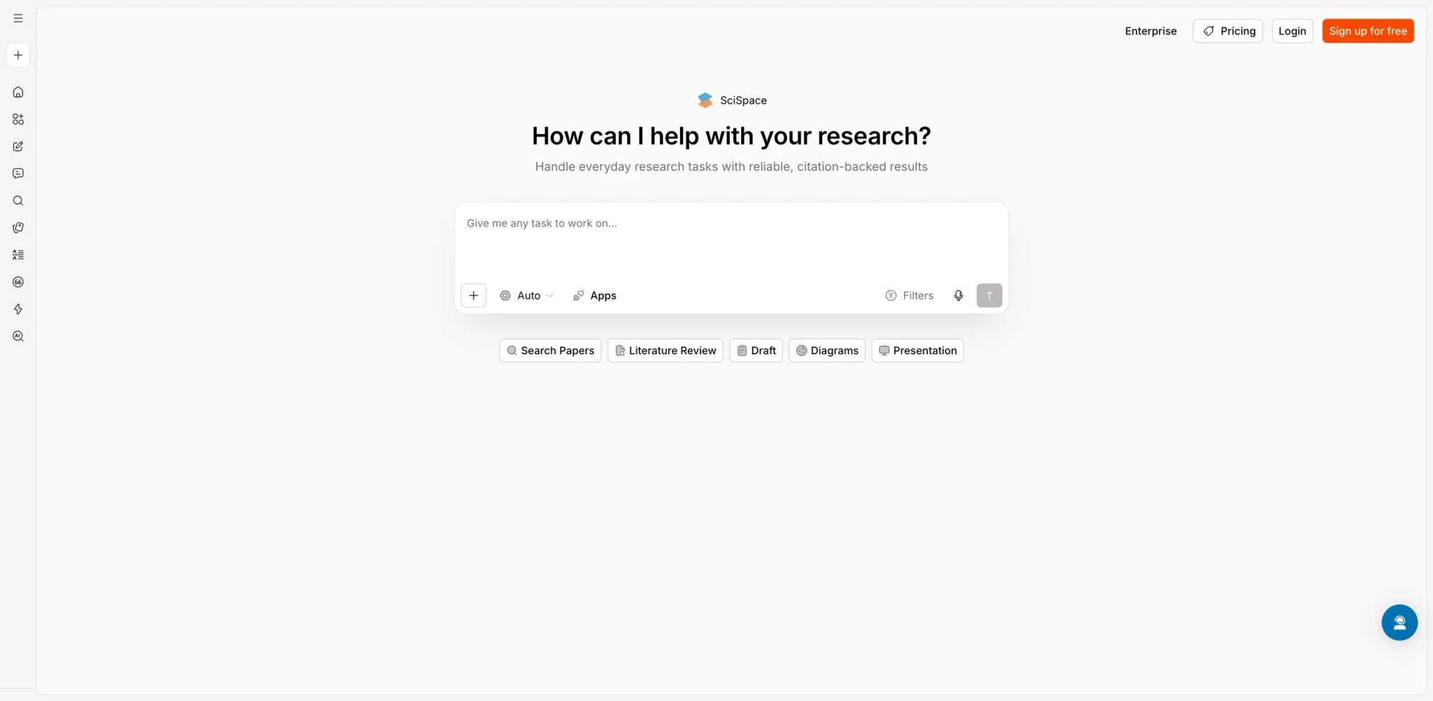SciSpace interface showing paper Q&A with highlighted citations and plain-language explanations